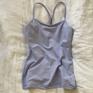 Beautiful lavender tank. Shelf bra. Sold out lulu!